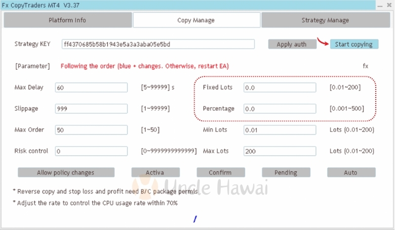 Confirm authorization